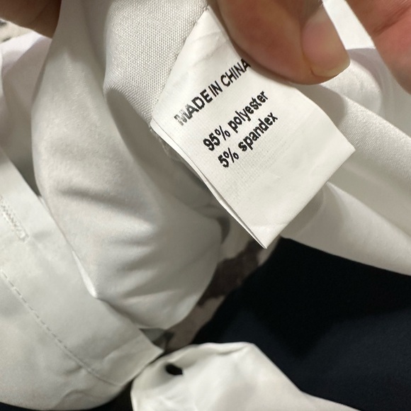 OC order plus Elegant White Long Sleeve Dress shirt dress size XXL plus size - Picture 9 of 9